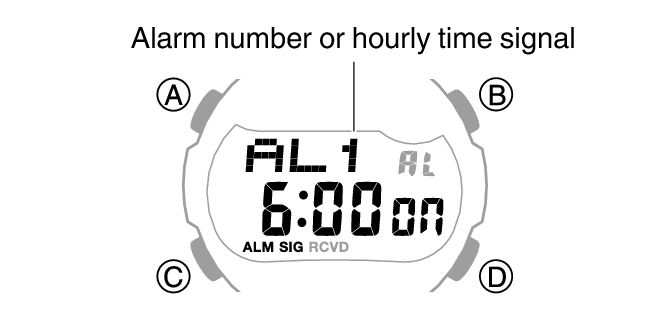 ساعت مچی دیجیتال کاسیو تنظیم آلارم