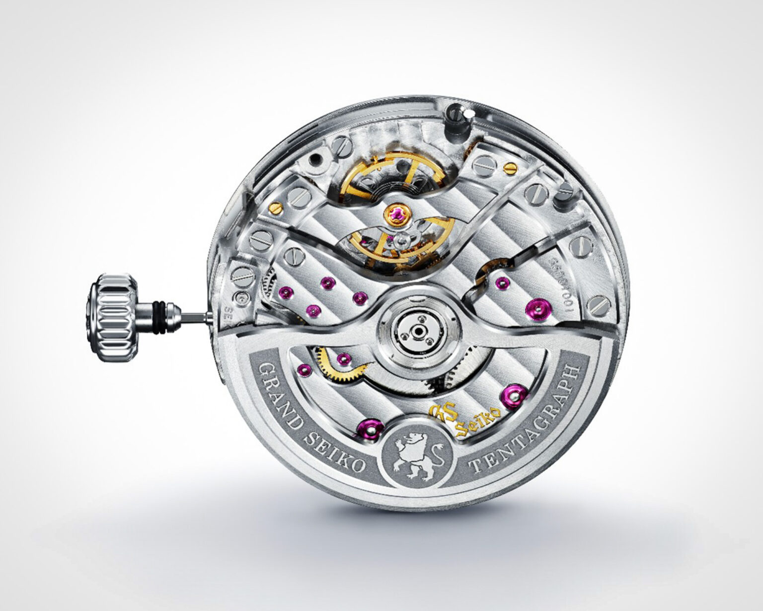 پشت قاب Grand Seiko SLGC006 — نمایشگر موتور Cal. 9SC5