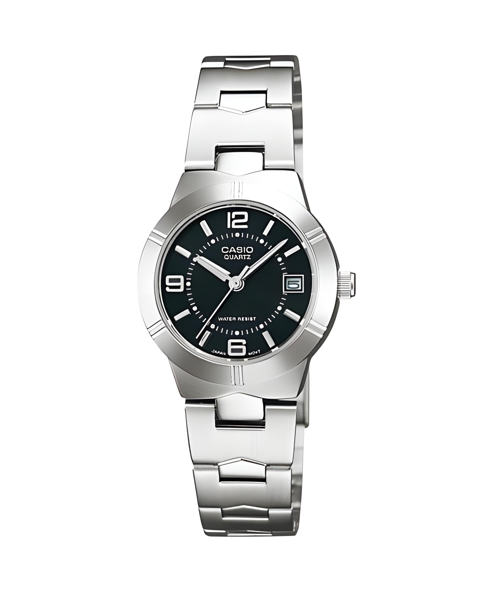 ساعت مچی زنانه کاسیو casio بند فلزی مدل  LTP-1241D-1A
