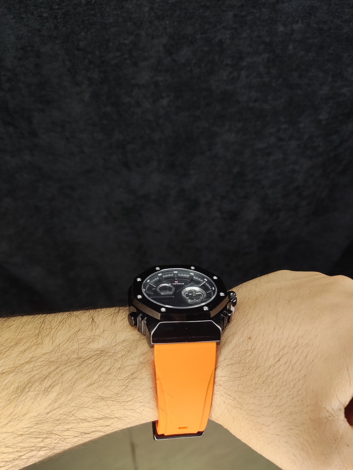 ساعت مچی مردانه تیوی فورس naviforce بند سیلیکونی مدلnf9216